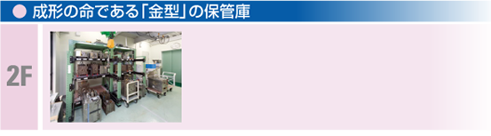 【2F】成形の命である「金型」の保管庫